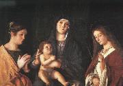 The Virgin and the Child with Two Saints Giovanni Bellini